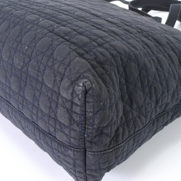 Christian Dior Cannage Tote Bag Navy - Picture 11 of 15